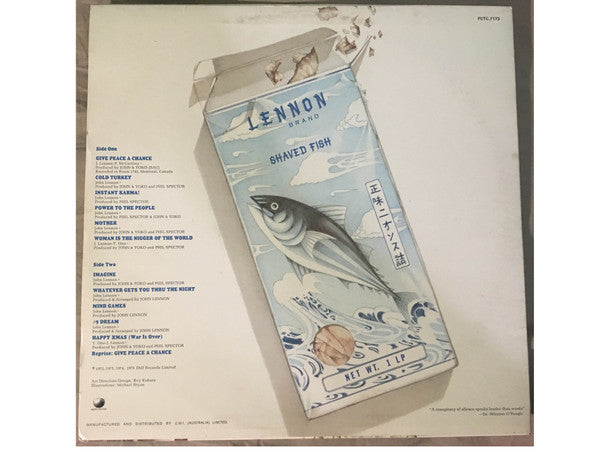 John Lennon / The Plastic Ono Band : Shaved Fish (LP, Comp)