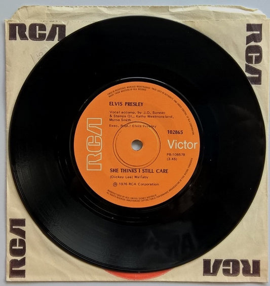 Elvis Presley : Moody Blue (7")