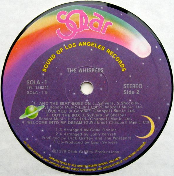The Whispers : The Whispers (LP, Album)