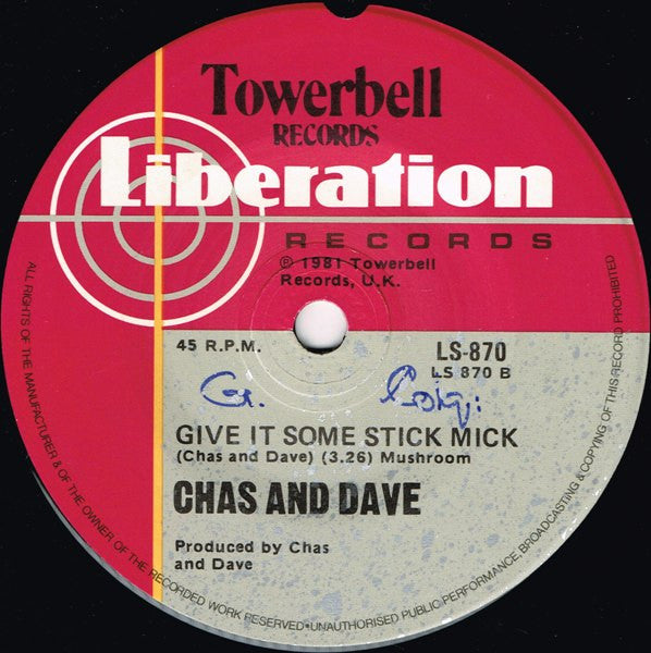 Chas And Dave : Ain't No Pleasing You (7", Single)