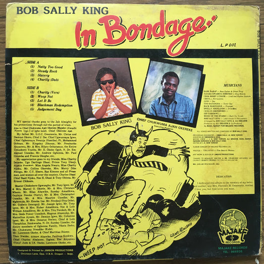 Bob Sally King : In Bondage (LP, Album)
