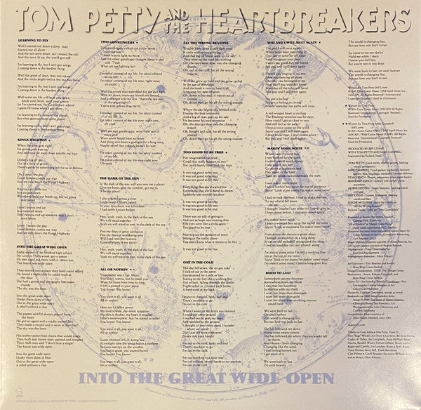 Tom Petty And The Heartbreakers : Into The Great Wide Open (LP, Album, RE, 180)