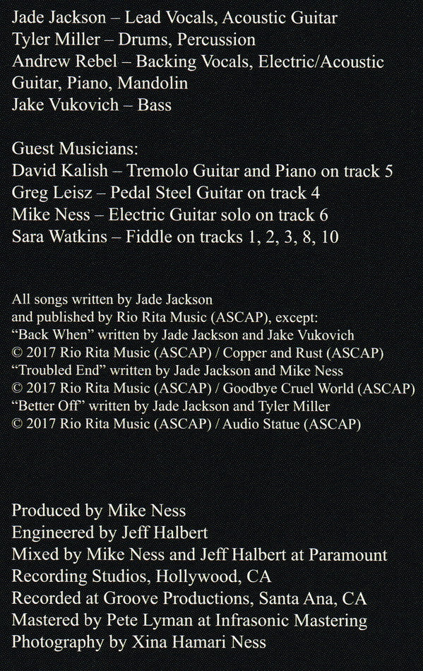 Jade Jackson : Gilded (LP, Album, 180)