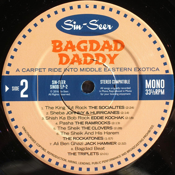 Various : Bagdad Daddy - A Carpet Ride Into Middle Eastern Exotica (LP, Comp, Mono)