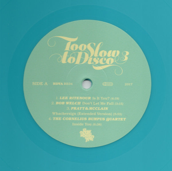 Various : Too Slow To Disco 3 (2xLP, Comp, Ltd, Azu)
