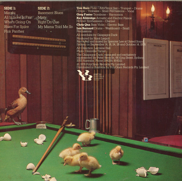 Galapagos Duck : Right On Cue (LP)