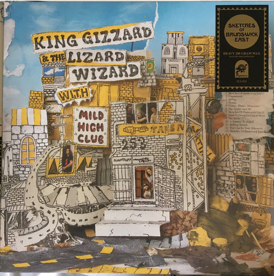 King Gizzard And The Lizard Wizard With Mild High Club : Sketches Of Brunswick East (LP, Album, Dlx, 200)