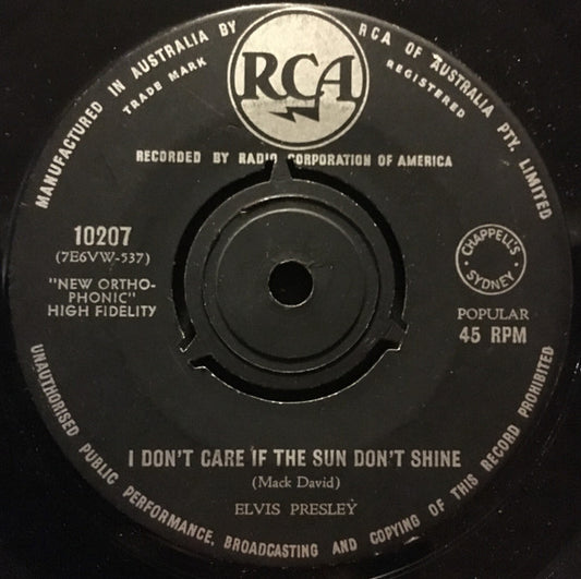 Elvis Presley : Good Rockin' Tonight (7", Single)