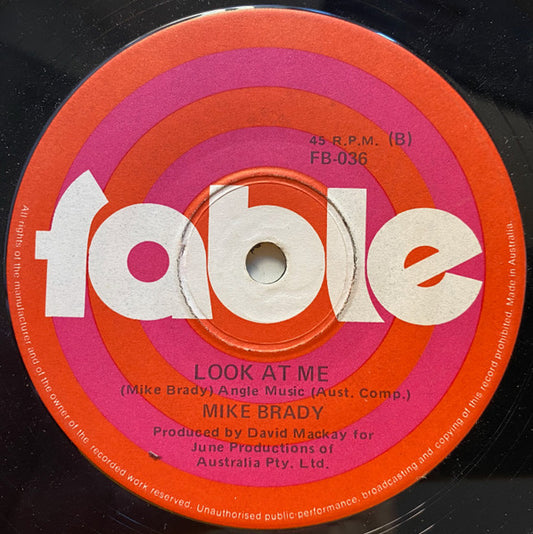 Mike Brady (3) : Sympathy  (7", Single)