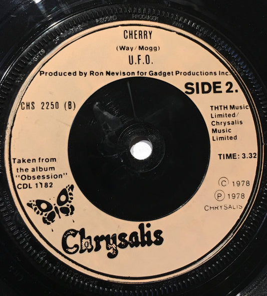 UFO (5) : Only You Can Rock Me (7", Single)