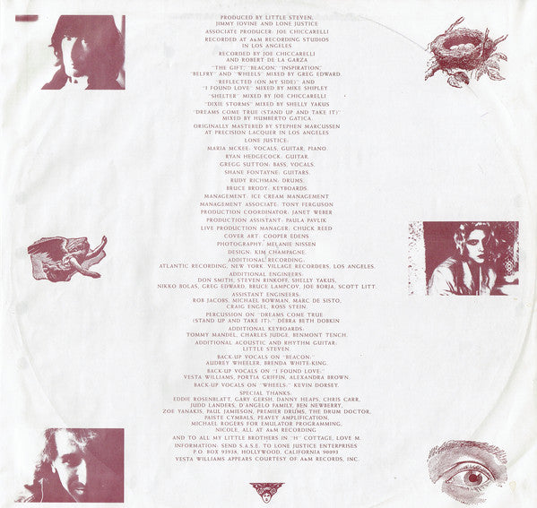 Lone Justice : Shelter (LP, Album)