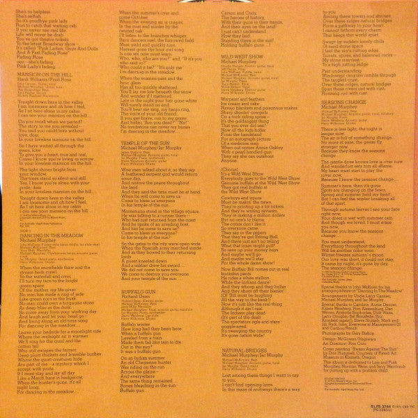 Michael Martin Murphey : Swans Against The Sun (LP, Album)