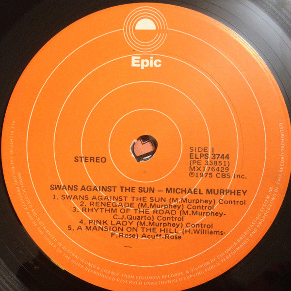 Michael Martin Murphey : Swans Against The Sun (LP, Album)
