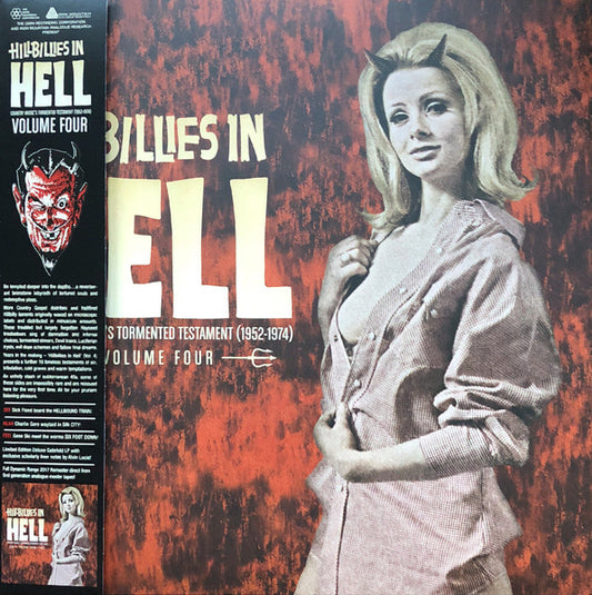 Various : Hillbillies In Hell - Country Music's Tormented Testament (1952-1974) Volume Four (LP, Comp, Dlx, Ltd, RM)
