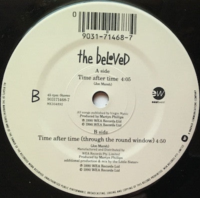 The Beloved : Time After Time (7", Single)