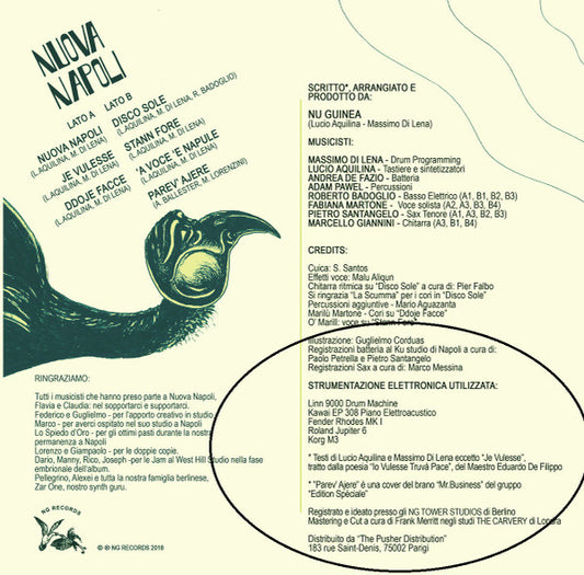 Nu Guinea : Nuova Napoli (LP, Album, RP, Nu )