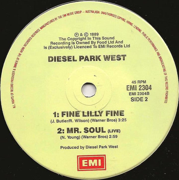 Diesel Park West : When The Hoodoo Comes (7", Single)