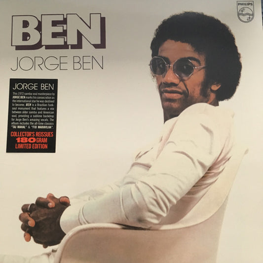 Jorge Ben : Ben (LP, Album, RE, 180)