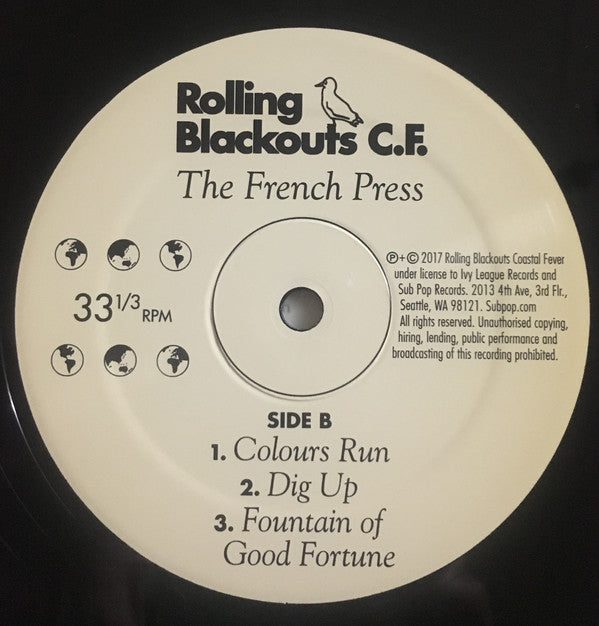 Rolling Blackouts C.F.* : The French Press (12", EP)