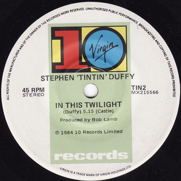Stephen Duffy : Kiss Me (7")