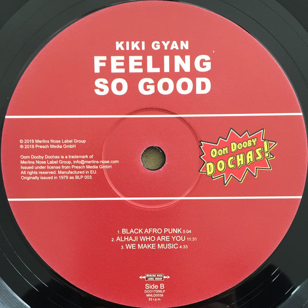 Kiki Gyan : Feeling So Good (LP, Album, RE)