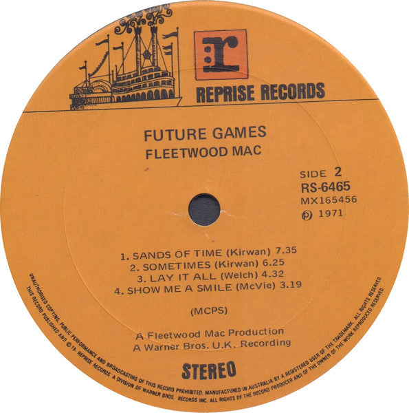 Fleetwood Mac : Future Games (LP, Album, Yel)