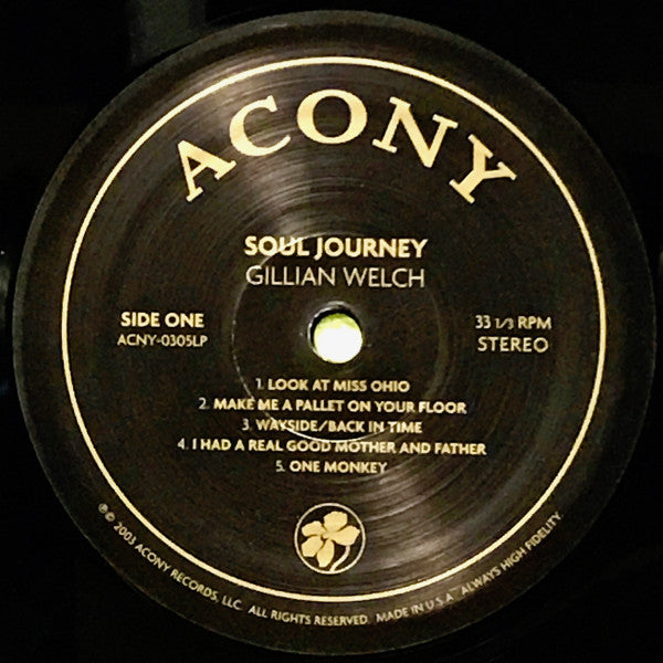 Gillian Welch : Soul Journey (LP, Album, RE, RM)