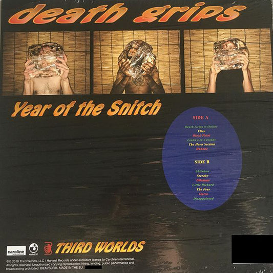 Death Grips : Year Of The Snitch (LP, Album, Cle)