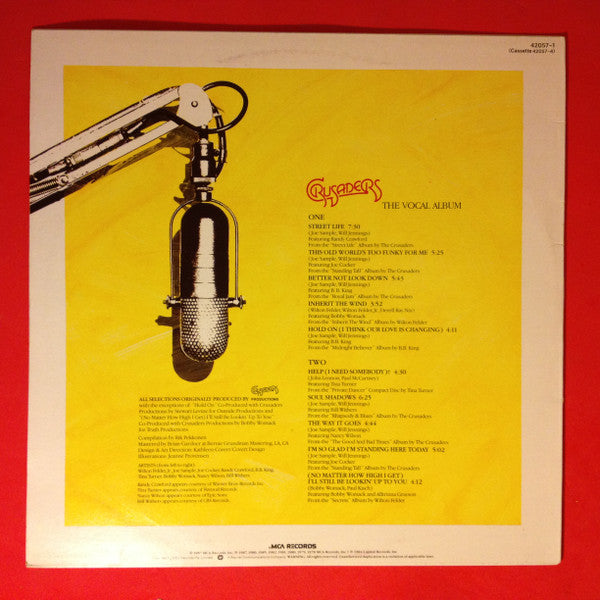 The Crusaders : The Vocal Album (LP, Album, Comp)