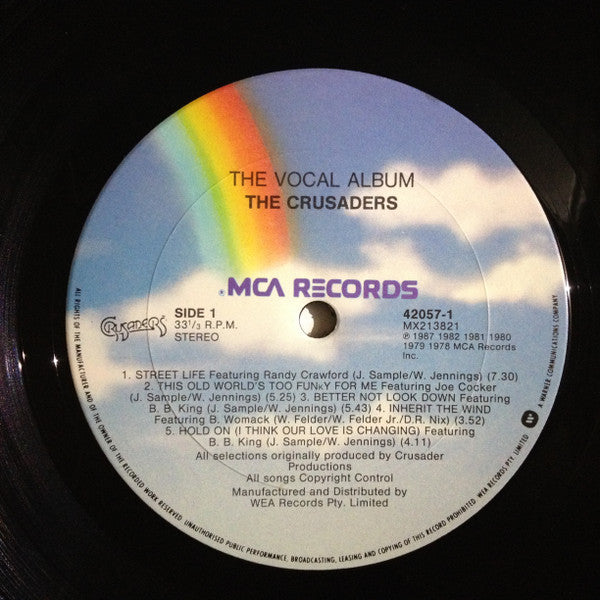 The Crusaders : The Vocal Album (LP, Album, Comp)