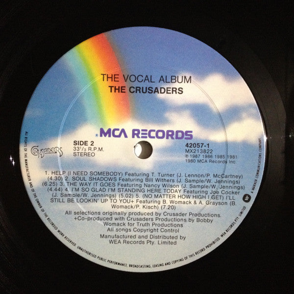The Crusaders : The Vocal Album (LP, Album, Comp)