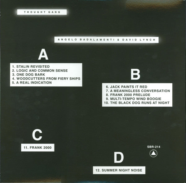 Thought Gang : Thought Gang (2xLP, Album)