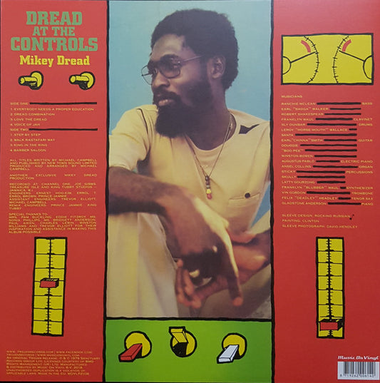 Mikey Dread : Dread At The Controls (LP, Album, RE, 180)