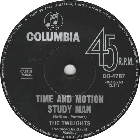 The Twilights (3) : Young Girl / Time And Motion Study Man (7", Single)