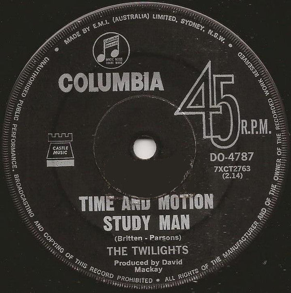 The Twilights (3) : Young Girl / Time And Motion Study Man (7", Single)