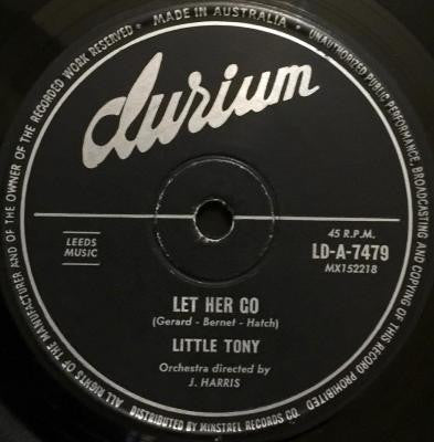 Little Tony : Let Her Go (7", Single)