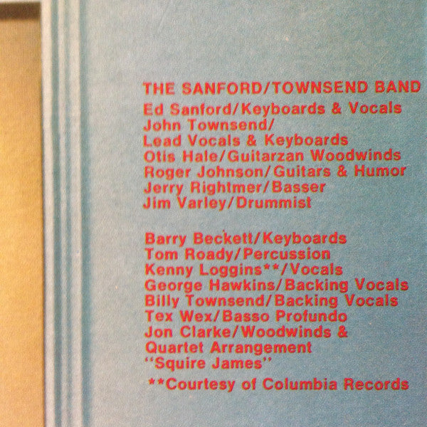 The Sanford-Townsend Band : The Sanford Townsend Band (LP, Album)