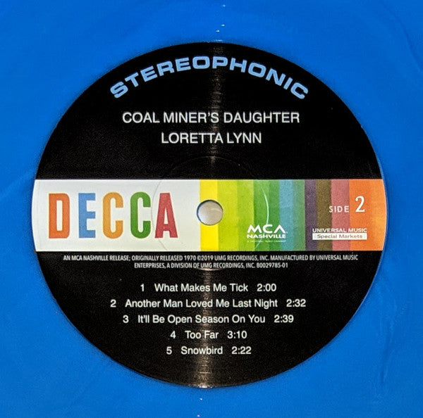 Loretta Lynn : Coal Miner’s Daughter (LP, Album, Club, RE, RM, Blu)