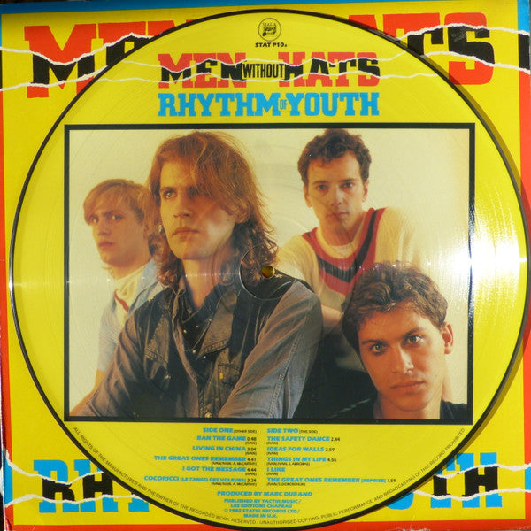 Men Without Hats : Rhythm Of Youth (LP, Pic)