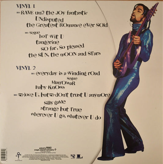 The Artist (Formerly Known As Prince) : Rave Un2 The Joy Fantastic (2xLP, Album, Ltd, RE, Pur)
