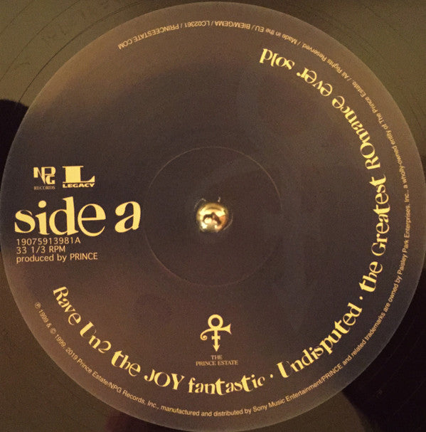 The Artist (Formerly Known As Prince) : Rave Un2 The Joy Fantastic (2xLP, Album, Ltd, RE, Pur)