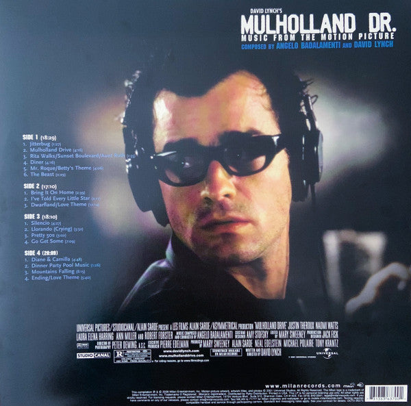 Angelo Badalamenti And David Lynch : David Lynch's Mulholland Dr. (Music From The Motion Picture) (2xLP, Album, Comp, RE)
