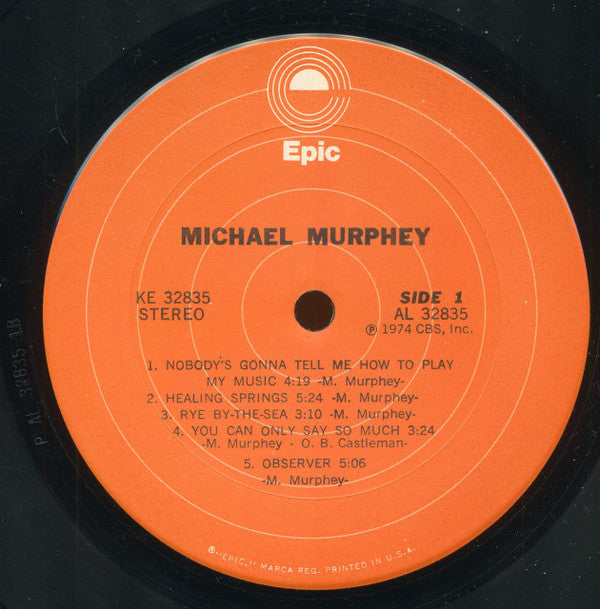 Michael Martin Murphey : Michael Murphey (LP, Album, Pit)