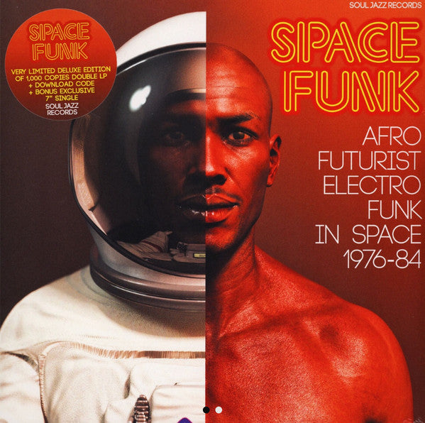 Various : Space Funk (Afro Futurist Electro Funk In Space 1976-84) (2xLP, Comp + 7" + Dlx, Ltd)