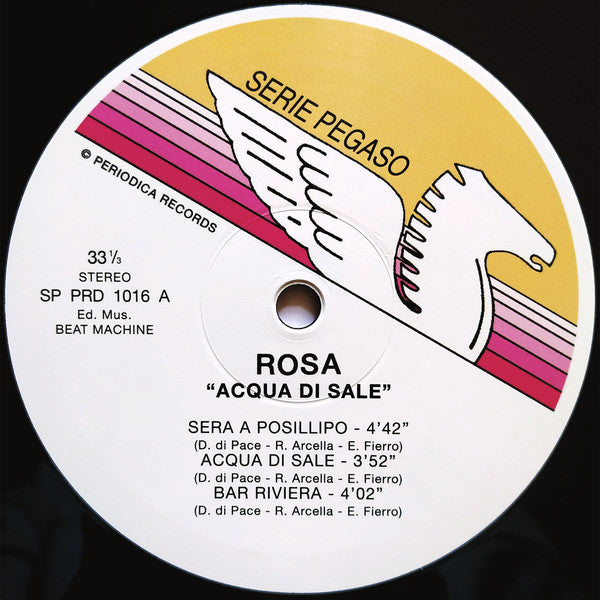 Rosa (49) : Acqua Di Sale (12", MiniAlbum)