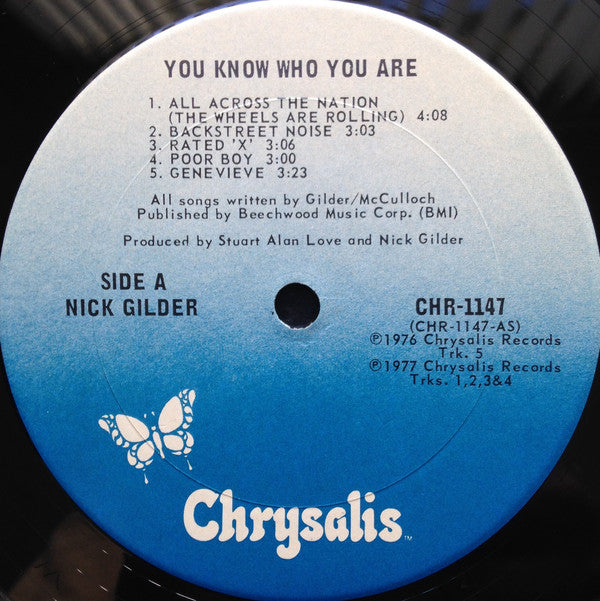 Nick Gilder : You Know Who You Are (LP, Album, Ter)
