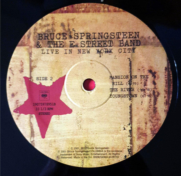 Bruce Springsteen & The E-Street Band : Live In New York City (3xLP, Album, RE, Tri)