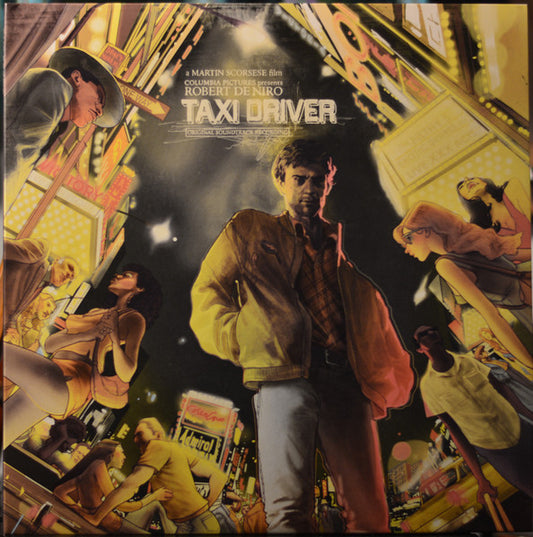 Dave Blume And Bernard Herrmann : Taxi Driver (Original Soundtrack Recording) (2xLP, Dlx, RE, RM, Yel)
