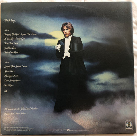 John David Souther : Black Rose (LP, Album)