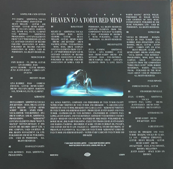 Yves Tumor : Heaven To A Tortured Mind (LP, Album)